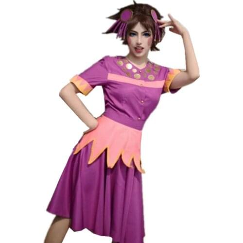 2019 JoJos Bizarre Adventure Cosplay Costume Jojos Tequila Girl Suit Halloween Carnival Costumes Full Set Custom Made