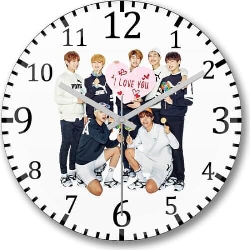 Bts-I Love You Wall clock Wall clock relogio de parede настенные часы horloge murale