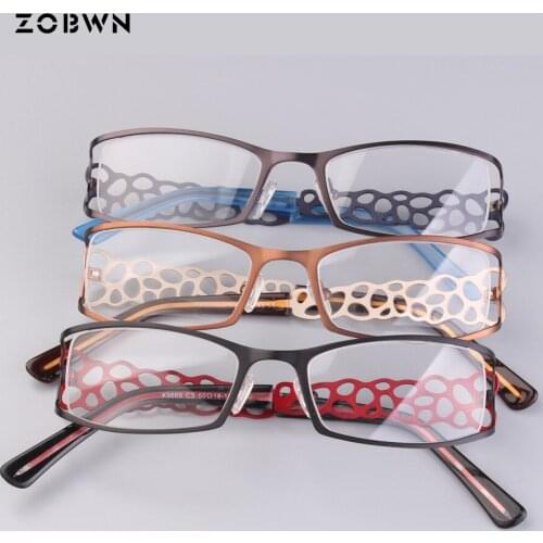 Newest Glasses wholesale Women/men prescription glasses Eye glasses Spectacles Glases Optical Frame Plain Glasses points women