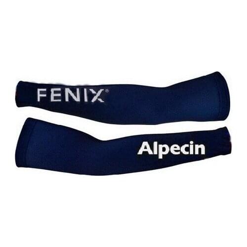 2021 ALPECIN FENIX TEAM NEW Mens Cycling Arm Warmers Breathable Outdoor Sports MTB Bike Bicycle Armwarmers One Pair