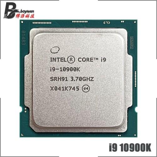 Intel Core i9-10900K i9 10900K 3.7 GHz Ten-Core Twenty-Thread CPU Processor L3=20M 125W LGA 1200