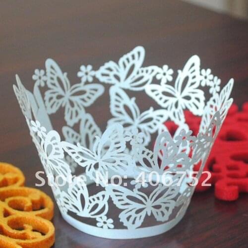 Professional manufacturer!!Amazing"dancing butterfly"cupcake wrapper in various color MOQ 150pcs cupcake wedding cake stands