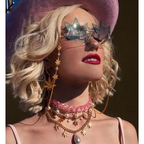 HKNA Punk Sunglasses Women 2021 Brand Designer Eyewear Women Rimless Vintage Glasses for Women/Men Mirror Gafas De Sol Mujer