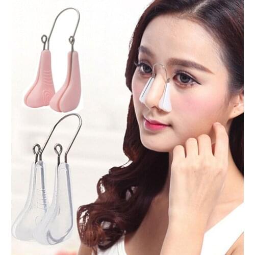 1 PC Soft Silicone Nose Shaper Lifting Clip Nose Bridge Shaping Corrector Nose Up Slimming Massager Beauty Tools