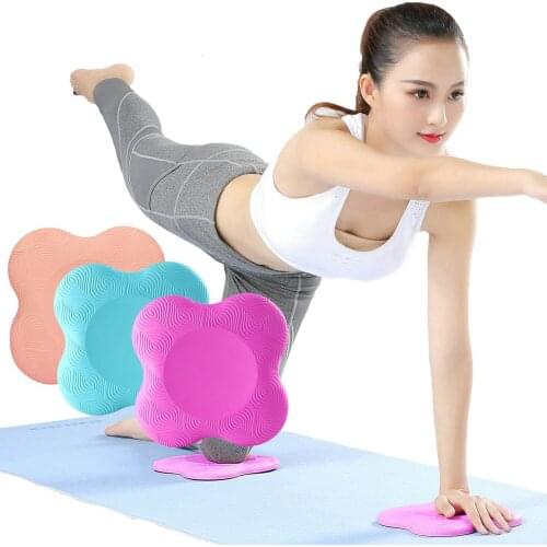 2Pcs Yoga Knee Support Pad Soft Silicone Thick Yoga Knee Pads Indoor Home Fitness Exercise Elbow Head Protective Pads