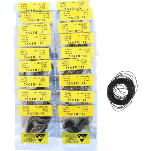 950pcs 12-30mm Gasket Rubber Seal Washers Gaskets Replace O-Rings Watch Part