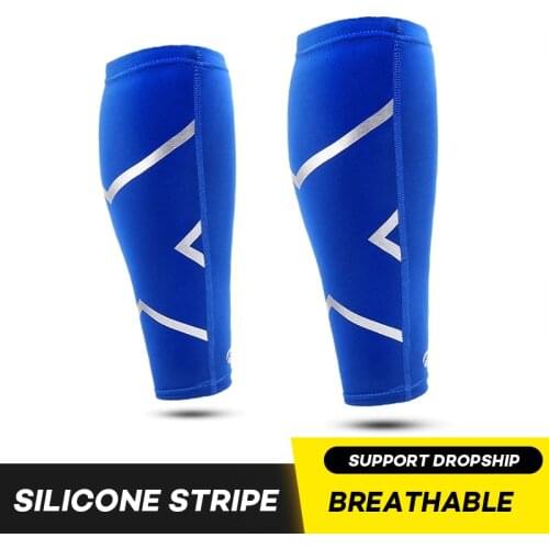 ARBOT Stretch Breathable Leg Sleeve Shin Guards Basketball Football Running Cycling Compession Socks Calf Support Sports Gear