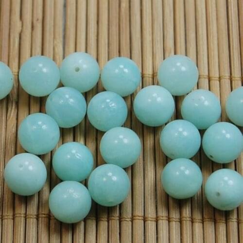 Round 4/6/8/10mm Blue River Loose Beads for DIY Craft Bracelet Necklace Jewelry Making
