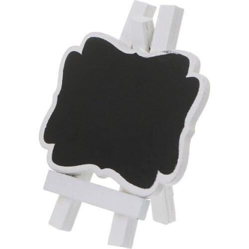 Mini Wooden Chalkboard Blackboard Frame Message Table Number Wedding Party Decor Home Garden M5TE