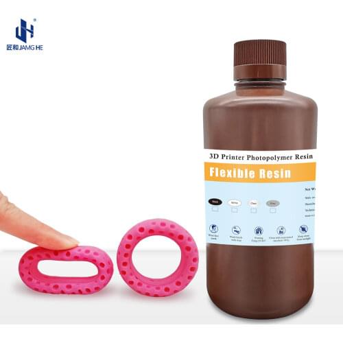 JAMGHE HIgh Impact Resistance Flexible Resin 3D Printing Resin For LCD 3d Printer Anycubic Elegoo Phrozen
