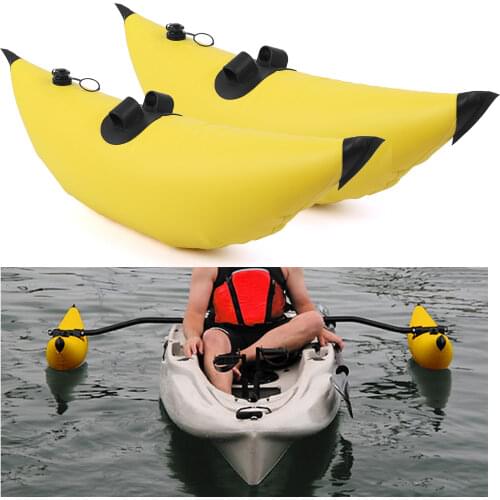 Water Sports Kayak PVC Inflatable Outrigger Float with Sidekick Arms Rod Kayak Boat Fishing Standing Float Stabilizer System Kit