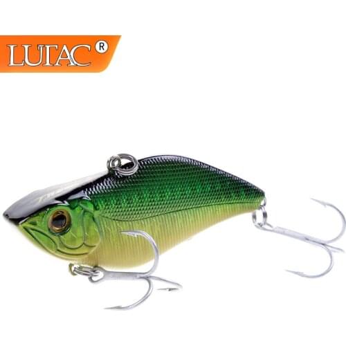 Lutac Pesca Sinking VIB Vibration Fishing Lure 70mm 14g Swimbaits VMC Artificial Tackle Wobblers