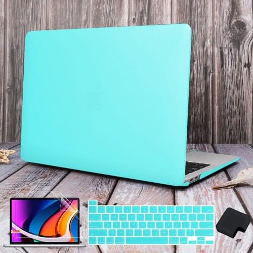 Matte Plastic Case Screen Protector Charger Sleeve Keyboard Cover For MacBook Air Pro Retina 11 12 13 15 16inch A2338 A2179 2020