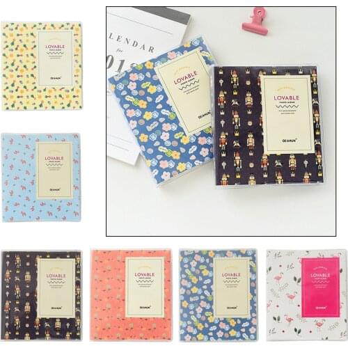 64 Pockets Photo Album Mini Instant Picture Case Storage for instax mini 8 9 7s 50 90 Photo Film 3'' Photo Film Album Case