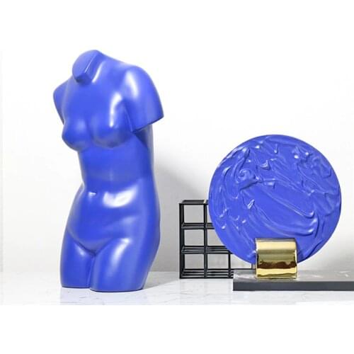 2020 new girl character silicone mold simple abstract polymer hand mold human sculpture candle tool