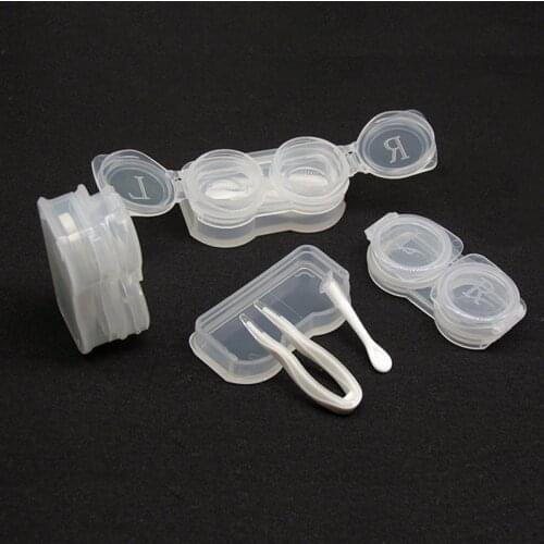 Glasses Cosmetic Contact Lenses Box Contact Lens Case for Eyes Travel Kit Holder Container Travel Accessaries For Women Girl