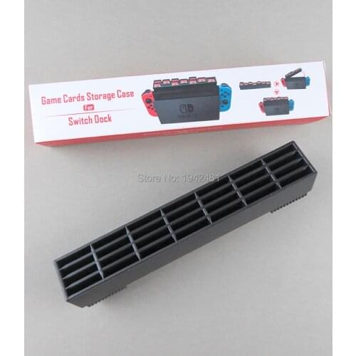 28 Slot Game Card Plastic Storage Case Cover Holder Bracket Stand Box For Nintend Switch Game Console Dock Accessories
