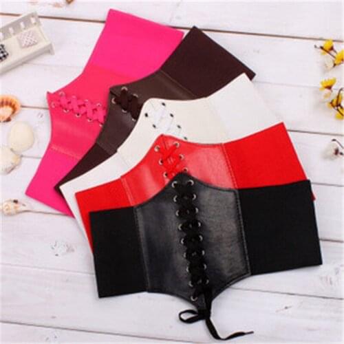 2018 NEW elastic belt Sexy Waist Corsets and Bustiers Corpete fajas belts for women Cummerbunds AW6641