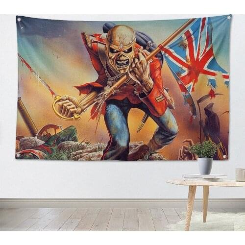 Rock and Roll Pop Band Hip Hop Reggae Posters Flag & Banner Popular Music Theme Painting KTV Bar Cafe Home Wall Decoration A2