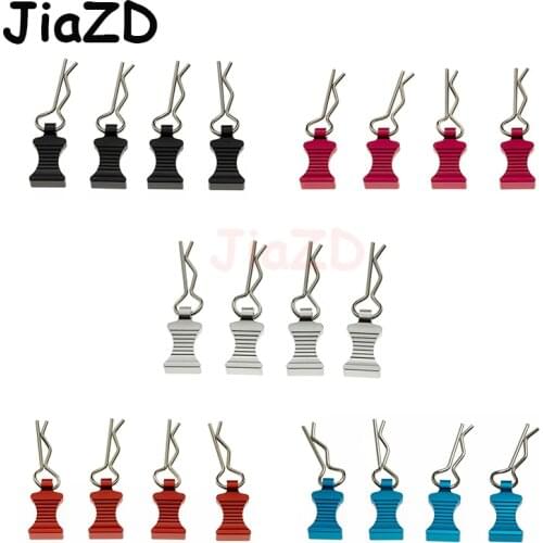 1 Set R-type Body Shell Clips Pin with Aluminum Mount Set For 1/8 1/10 1/12 RC Cars Toys Parts Accessories Y05