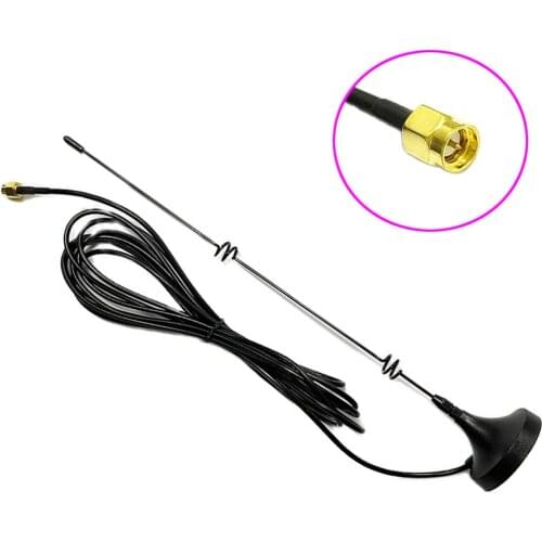 1PC GSM 3G 4G antenna SMA male 6dbi high gain magnetic base RG174 3m Extension cable for HUAWEI modem