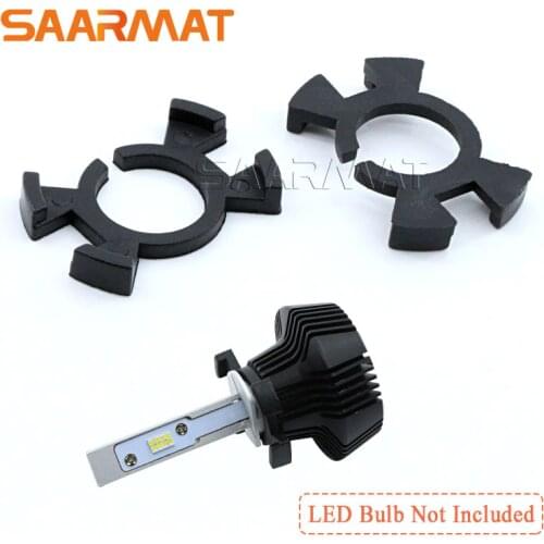 2 Pieces H1 LED Headlight Bulbs Holder Adapter Base Retainer For Honda Prelude CR-V Odyssey Acura RSX ect