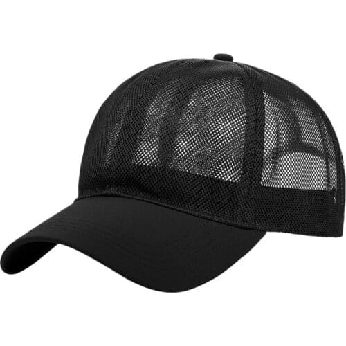 Unisex Baseball Caps Sunscreen Summer Hat Mesh Tennis Running Outdoor Sports Cap High Quality Fashion Caps