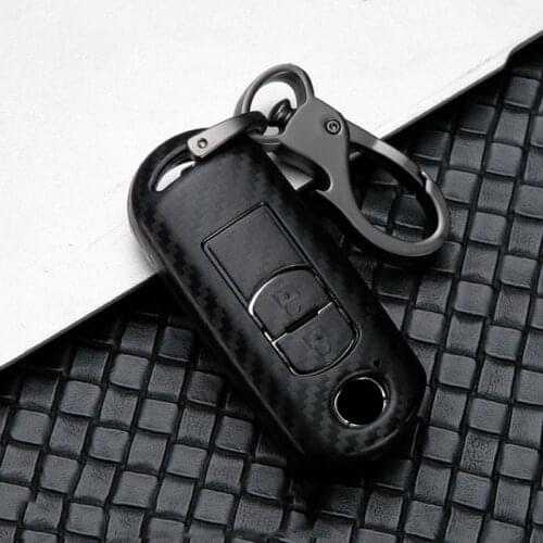 ABS Scrub Car Key Cover For Mazda 2 3 6 Axela Atenza CX-5 CX5 CX-7 CX-9 MX-5 2015 2016 2017 Smart 2 3 Buttons Case Car Styling