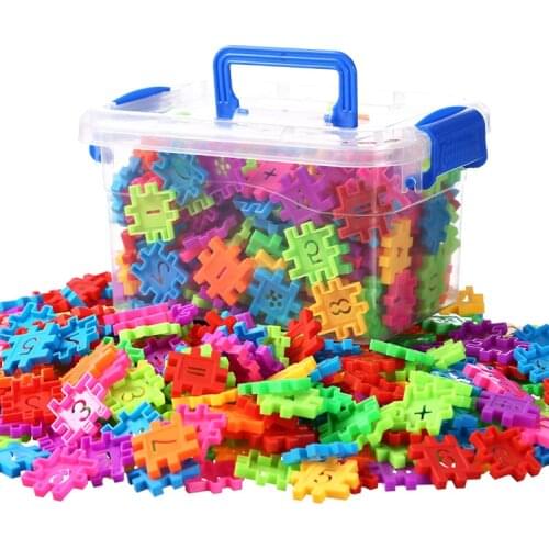 Digital square building blocks DIY Figures Bricks Construction Blocks Accessories Toys For Children education toys girls boy