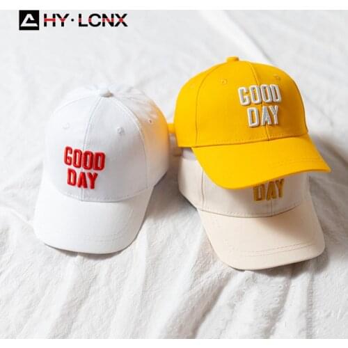Korean New Children Fashion Letter Embroidery Cotton Breathable Sun Cap Boy Girl Summer Adjustable Hip-hop Baseball Cap