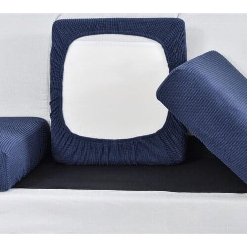 Polar Fleece Jacquard Thick Sofa Seat Cushion Cover,Sofa Covers for Living Room,Chaise Longue Backrest Chair Cover,8 Sizes