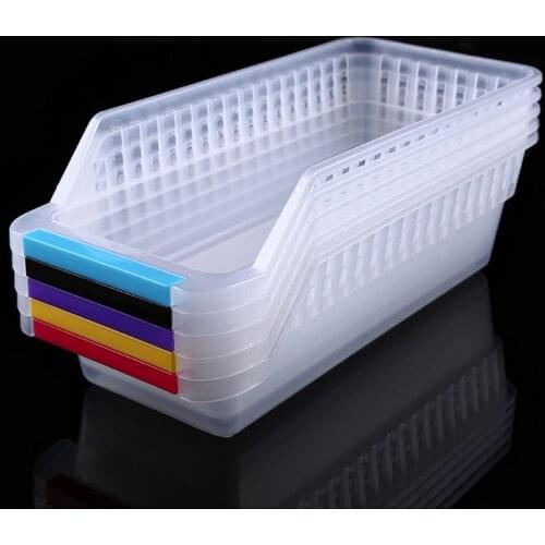 Durable 1PC Refrigerator Organizer Trays Bins Pantry Cabinet Storage Box Fridge Fruits Vegetables Containers Storage Baskets