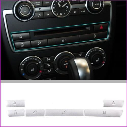 Car Air Condition AC Climate Control Button Repair Stickers Decals For2013-2015 Land Rover Freelander 2 Car Accessories interna