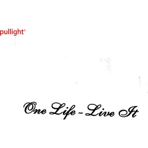 New Arrival Large One Life - Live It Sticker Decal Car Van Windscreen Jdm