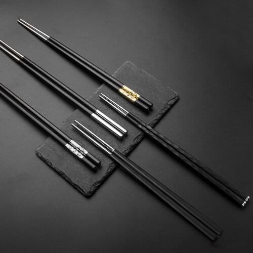 Stainless steel alloy chopsticks tableware hotel home Japanese and Korean food chopsticks manufacturers direct sales of a hair