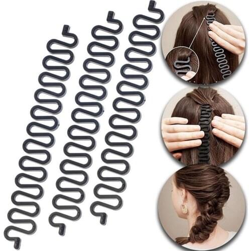 Practical Styling Tool Hair-Braiding-Tool Twist-Hair-Styling Magic-Hair Professional Girls Fashion Women Yoga hair curler Hair-W