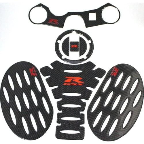 Carbon ADESIVI 3D Sticker Decal Emblem Protector Tank Pad stompgrip For SUZUKI GSXR 600 750 06-12 / GSXR1000 2007-2008 gsxr 600