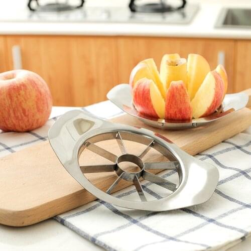 UPORS New High Quality Apple Corer Pear Slicer Fruit Cutter Divider Stainless Steel Apple Vegetable Slicer Kitchen Accessories