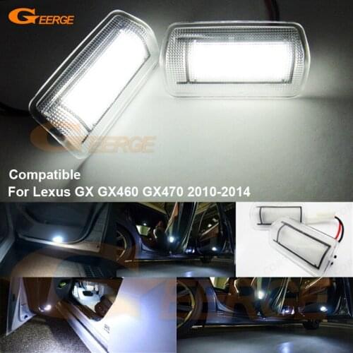 For Lexus GX 460 470 GX460 GX470 2010 2011 2012 2013 2014 Excellent Ultra bright Smd LED Courtesy Door Light lamp No OBC error