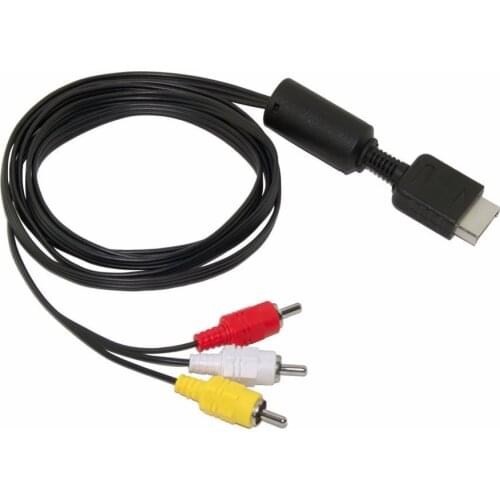 For SONY PS1 PS2 PS3 6FT Gamepad Cable Length Audio Video AV Cable Cord RCA For PlayStation PS1 PS2 PS3 Game Cable 610#2