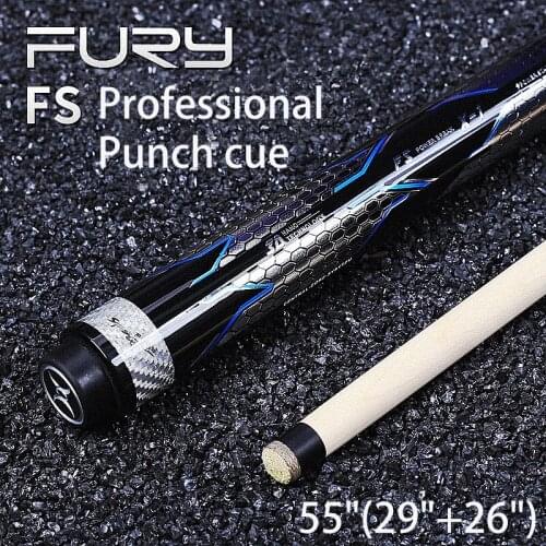FURY FS-PB-X1 Break Cue 13mm Hell Fire Tip Carbon Fiber Technology Shaft 3D Mixed Punch High-end 3D Wrap Professional Billiard