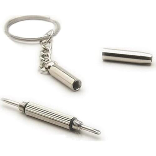 Tool Keychain Cell Phone Camera Mini 3 in 1 Multi-function Metal Screwdriver For Party Favor Gifts LX7971
