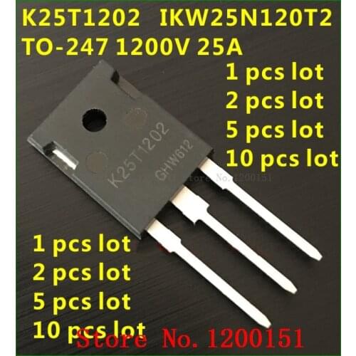 K25T1202 IKW25N120T2 TO-247 1200V 25A