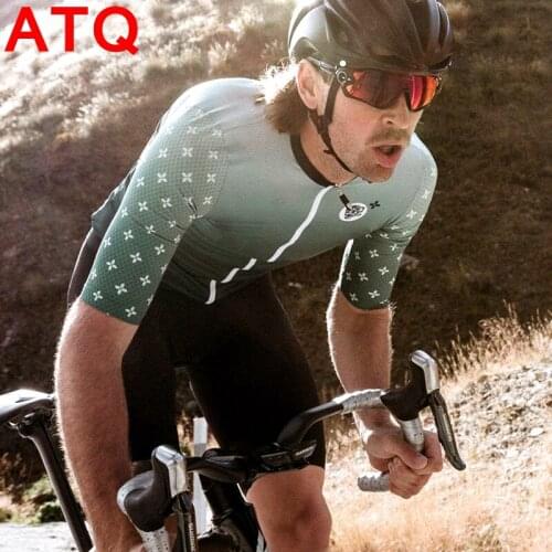 Team Attaquer New Online Cycling Jersey Men 2021 Summer MTB Riding Shirt Breathing Air Mesh Short Sleeve Maillot ciclista manga