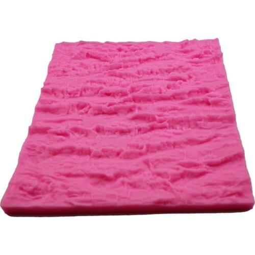 M17D Tree Bark Texture Silicone Mold Cake Fondant Impression Mat Decorating Supplies