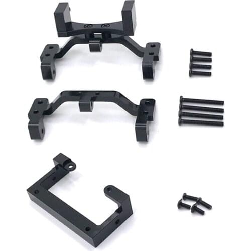 Metal Pull Rod Base Seat & Axle Up Servo Bracket Bumper Mount for MN D90 D91 MN99 MN99S 1/12 RC Car Upgrade Parts