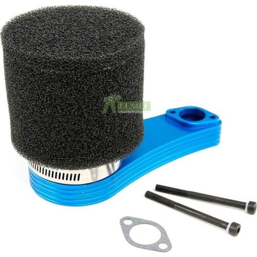 Upgraded Alloy CNC Middle Air Filter Set with Straight Angle Air Filter Quick Disassembly Fit for 1/5 Losi 5ive T Rovan LT KM X2