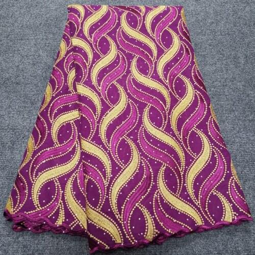 Nigerian lace fabric 2020 high quality lace material swiss lace dubai fabric voile coton suisse women scarf 7yard