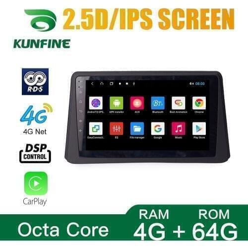 Octa Core 1024*600 Android 10.0 Car DVD GPS Navigation Player Deckless Car Stereo for Buick Encore 2013 2014 2015 Headunit Radio