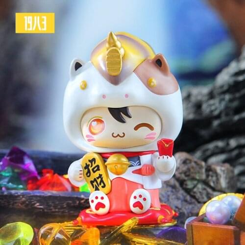 Genuine 19 Eight 3QUAY Convex Lucky Gem Series Blind Box Cute Desktop Decoration Trend Hand-made Gift